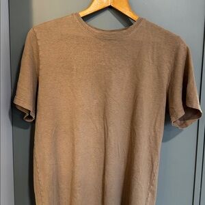 JUNGMAVEN JUNG Hemp Cotton Blend Tee. M Coyote